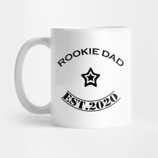 Rookie dad black Mug